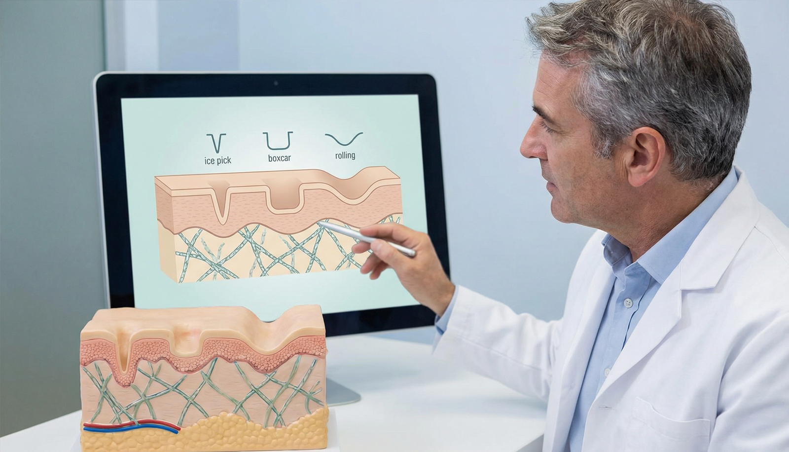 Atrofik akne izi (çökük skar) nedir?