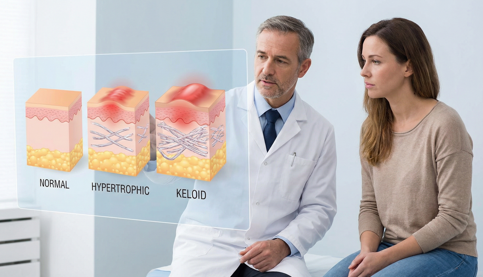 Hipertrofik ve keloid akne izi nedir?