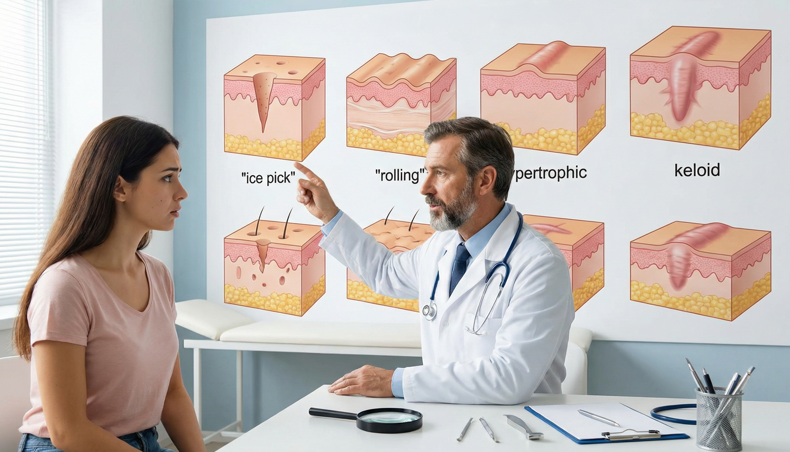 Hangi akne izi tipi daha zor tedavi edilir?