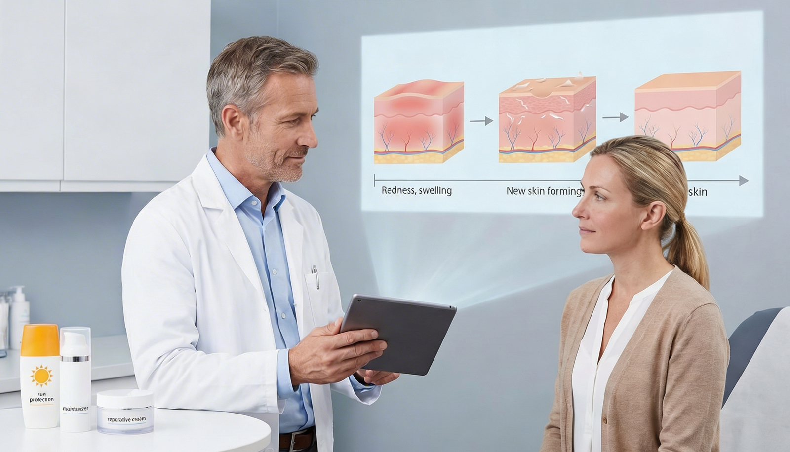 Fraksiyonel lazer sonrası iyileşme süreci nasıldır?