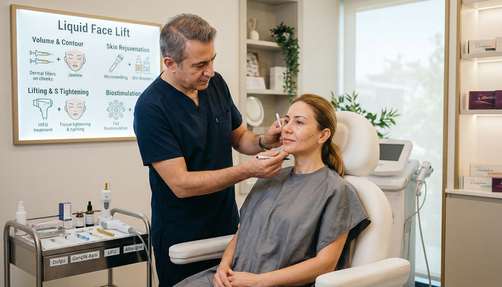 Sıvı Yüz Germe Nasıl Yapılır?